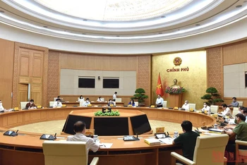 Thủ tướng Phạm Minh Chính phát biểu tại phiên họp Hội đồng Thi đua - Khen thưởng Trung ương. (Ảnh: TRẦN HẢI)