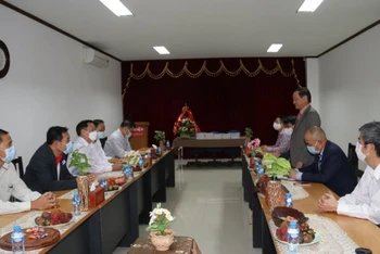 Đại sứ Việt Nam tại Lào Nguyễn Bá Hùng nhấn mạnh, các cơ quan báo chí Lào góp phần vun đắp mối quan hệ đặc biệt Việt - Lào.