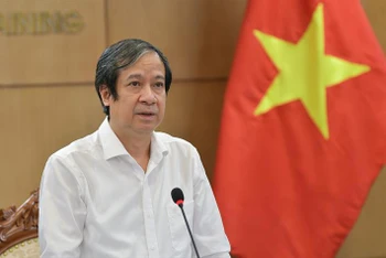 Bộ trưởng Giáo dục và Đào tạo Nguyễn Kim Sơn. Ảnh: Bộ GD-ĐT