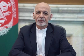 Tổng thống Afghanistan Ashraf Ghani tại Kabul, ngày 14/8. (Ảnh: Reuters)