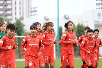 ĐT nữ Việt Nam tham dự Vòng loại Asian Cup nữ 2022 trong tháng 9 tới đây. (Ảnh: VFF)