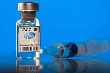 Vaccine ngừa Covid-19 của Pfizer - BioNtech. (Ảnh: Reuters)