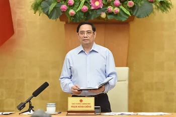 Thủ tướng Chính phủ Phạm Minh Chính. (Ảnh: TRẦN HẢI)