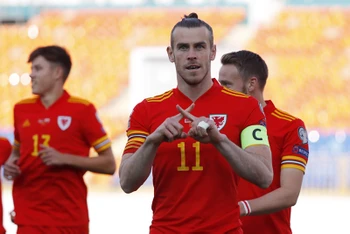 Gareth Bale lập hat-trick giúp Xứ Wales đánh bại Belarus với tỷ số 3-2. (Ảnh: Berlingske)