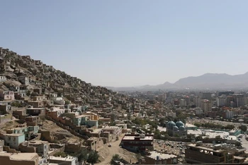Toàn cảnh thủ đô Kabul, Afghanistan, ngày 5/9. (Ảnh: Wana/Reuters)
