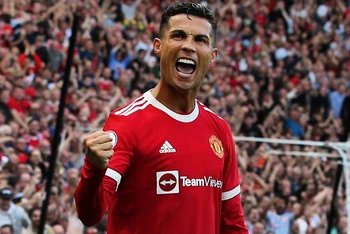 Ngày trở về hoàn hảo của Ronaldo khi anh góp công lớn với cú đúp bàn thắng, giúp Manchester United giành thắng lợi từng bừng 4-1 trước Newcastle United. (Ảnh: Manchester United)