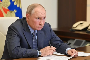 Tổng thống Nga V.Putin. (Ảnh: TASS)