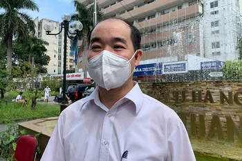 Ông Nguyễn Đình Hưng, Phó Giám đốc Sở Y tế Hà Nội.