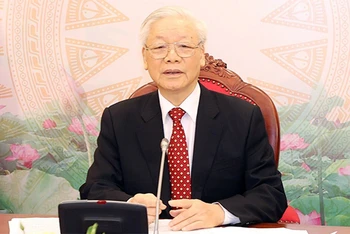 Tổng Bí thư Nguyễn Phú Trọng. Ảnh: TRÍ DŨNG (TTXVN)