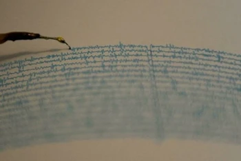 Ảnh minh họa: Đo độ động đất. (Nguồn: AFP/TTXVN)