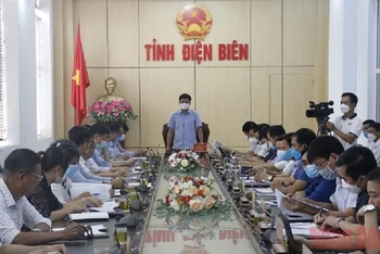 Lãnh đạo UBND tỉnh Điện Biên đối thoại với Hiệp hội doanh nghiệp tỉnh.
