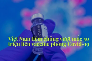 Việt Nam tiêm chủng vượt mốc 50 triệu liều vaccine phòng Covid-19