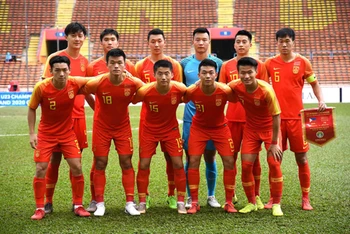 Các tuyển thủ U23 Trung Quốc. (Ảnh: CFA)