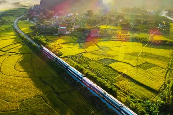 Ngành đường sắt đã tuân thủ nghiêm quy định về số ga được đón, trả khách trên các tuyến Hà Nội - Hải Phòng và Hà Nội - TP Hồ Chí Minh. (Ảnh: Bộ GTVT cung cấp)