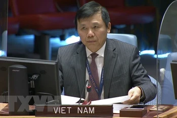 Đại sứ Đặng Đình Quý, Trưởng phái đoàn đại diện Việt Nam tại Liên hợp quốc. (Ảnh: TTXVN)