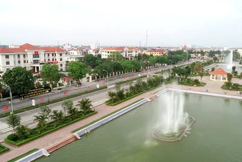 Trung tâm Hành chính huyện Yên Phong. 