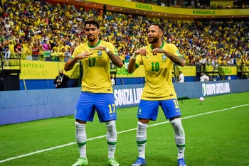 Brazil cận kề vé đến Qatar dự World Cup 2022. (Nguồn: Getty Images)