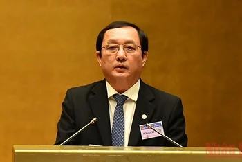 Bộ trưởng Khoa học và Công nghệ Huỳnh Thành Đạt. Ảnh: DUY LINH - THỦY NGUYÊN