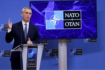 Tổng thư ký NATO Jens Stoltenberg. (Ảnh: Reuters)