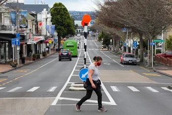 Một tuyến phố ở Auckland, New Zealand ngày 19/9. (Ảnh: TTXVN)