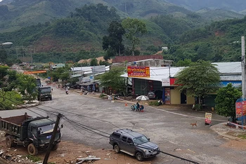 Phong tỏa một số khu dân cư tại xã Trà Mai.