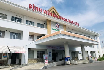 Bệnh viện đa khoa Bạc Liêu tạm dừng khám bệnh từ ngày 27/10. (Ảnh: Trọng Duy)