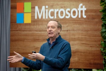Chủ tịch tập đoàn Microsoft, Brad Smith. (Ảnh: Reuters)