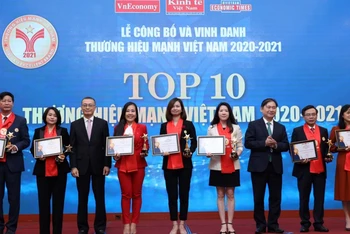 Masterise Homes được vinh danh Top 10 Thương hiệu mạnh Việt Nam 2021.