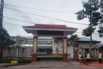 Bệnh viện dã chiến số 1 tại Bệnh viện Y học cổ truyền tỉnh Quảng Nam. (Ảnh: TẤN NGUYÊN)