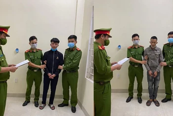 Công an huyện Quảng Trạch tạm giữ hình sự 2 đối tượng đánh học sinh.