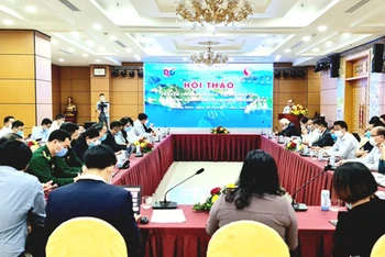 Hội thảo “Truyền thông về bảo vệ tài nguyên và môi trường biển hướng tới sự phát triển bền vững” tại Quảng Ninh.
