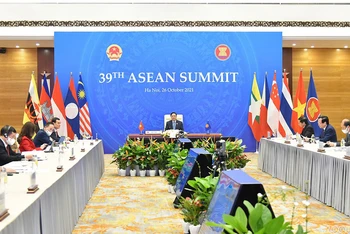  Sáng 26/10, Thủ tướng Phạm Minh Chính cùng các nhà lãnh đạo dự Hội nghị cấp cao trực tuyến ASEAN lần thứ 39.