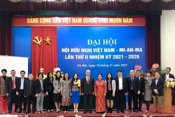 Ban Chấp hành Hội Hữu nghị Việt Nam - Myanmar nhiệm kỳ 2021-2026.
