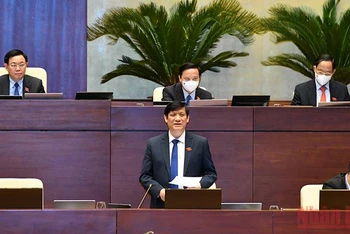 Bộ trưởng Y tế Nguyễn Thanh Long. Ảnh: LINH NGUYÊN
