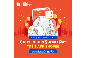 ShopeePay tung nhiều ưu đãi hấp dẫn trong tháng “Không dùng tiền mặt”