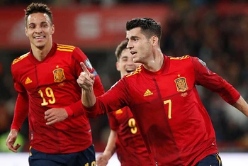 Tây Ban Nha giành vé dự World Cup 2022. (Ảnh: Marca)