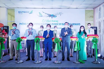 Bamboo Airways khai trương phòng chờ Thương gia tại sân bay Điện Biên Phủ.