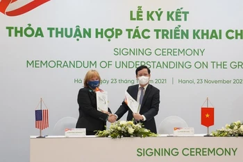 Phòng Thương mại và Công nghiệp Việt Nam (VCCI) và Công ty TNHH Nước giải khát Suntory Pepsico Việt Nam (SPVB) ký bản ghi nhớ về hợp tác triển khai Chỉ số Xanh.