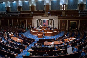 Quang cảnh một phiên họp Hạ viện Mỹ tại Washington, DC. Ảnh tư liệu: AFP/TTXVN
