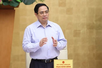 Thủ tướng Chính phủ Phạm Minh Chính làm Chủ tịch Ủy ban Quốc gia về chuyển đổi số. (Ảnh: VGP)