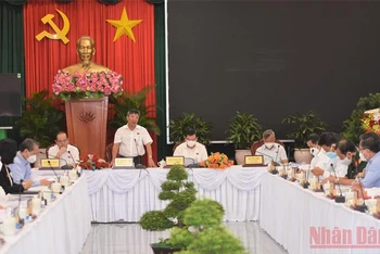 Quang cảnh Hội nghị Ban Chấp hành Đảng bộ tỉnh Đồng Nai.