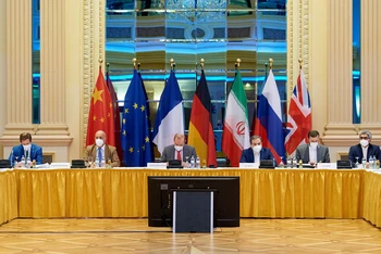 Một vòng đàm phán về việc khôi phục thỏa thuận hạt nhân Iran diễn ra tại Vienna, Áo. (Ảnh: Reuters)