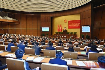 Hội nghị cán bộ toàn quốc quán triệt, triển khai thực hiện Kết luận và Quy định của Ban Chấp hành Trung ương về xây dựng, chỉnh đốn Đảng. (Ảnh: THỦY NGUYÊN)