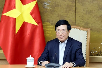 Phó Thủ tướng Thường trực Phạm Bình Minh. Ảnh TTXVN 