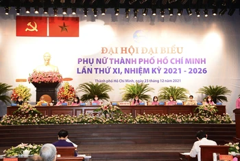 Đại hội Đại biểu Phụ nữ TP Hồ Chí Minh lần thứ XI, nhiệm kỳ 2021-2026.