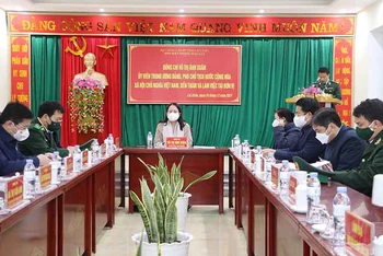 Phó Chủ tịch nước Võ Thị Ánh Xuân làm việc với Đồn biên phòng Dào San.