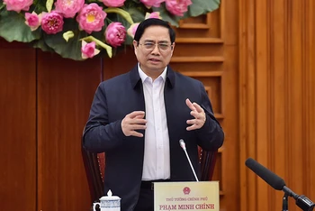 Thủ tướng Phạm Minh Chính là Trưởng Ban Chỉ đạo cải cách hành chính của Chính phủ. (Ảnh: TRẦN HẢI)