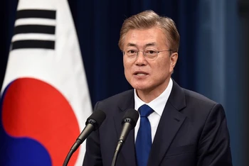 Tổng thống Hàn Quốc Moon Jae-in. (Nguồn: Getty Images)