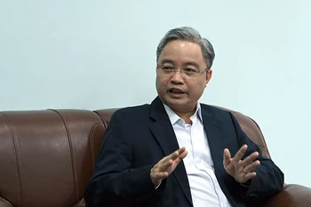 Ông Nguyễn Quang Thái, Tổng Cục trưởng Tổng cục Thi hành án dân sự.