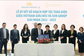 Lễ ký kết KH hợp tác toàn diện giữa Sun Group và Vietnam Airlines 